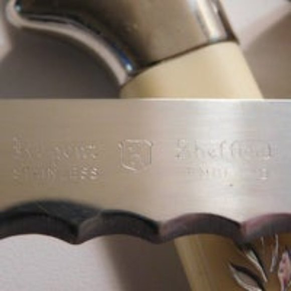 Vintage Regent Sheffield Americana Star Cutlery Carving Set - Picture 6 of 8